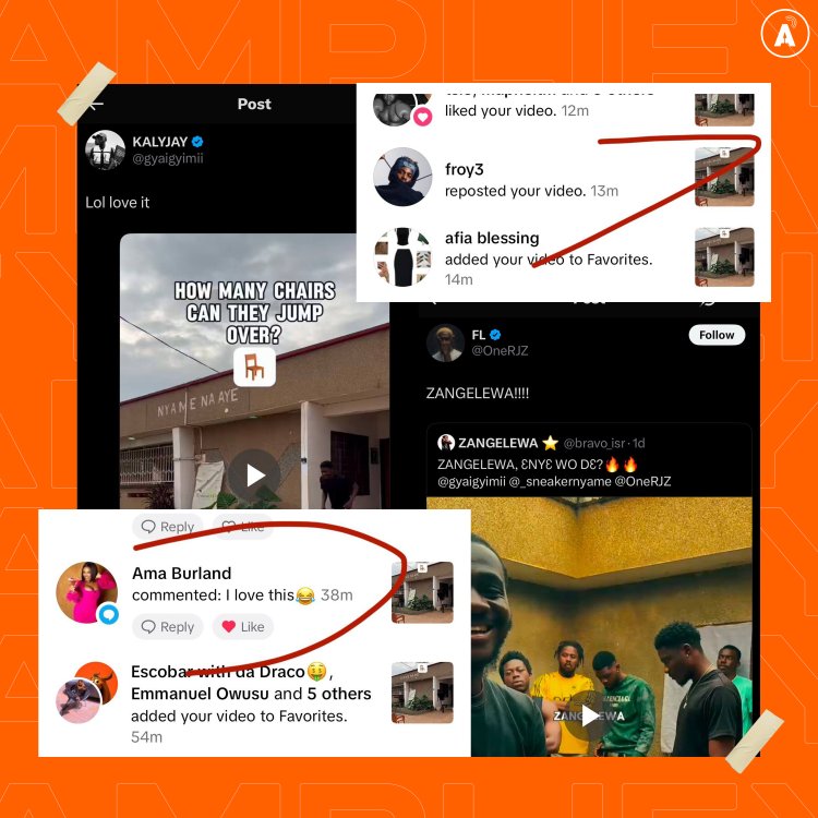 Kalyjay, Ama Burland & RJZ Endorse Ghana’s Latest Viral Banger 'ZANGELEWA'